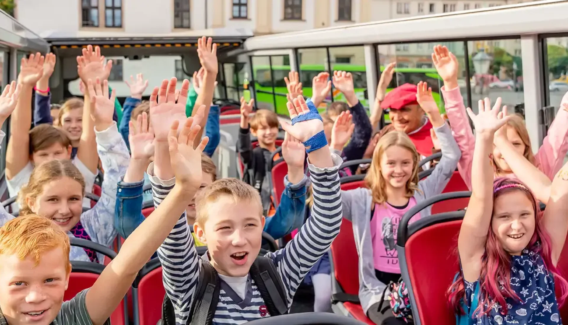 Kinderstadtrundfahrt durch Magdeburg